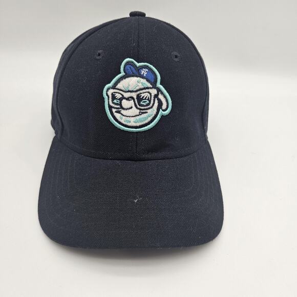 Hat Cap Strap Back Youth Black Baseball Cartoon Patch Embroidered New Era - Picture 1 of 8